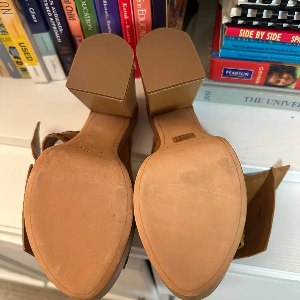 Alexander Birman Tan Platform with Bow Detail - Women